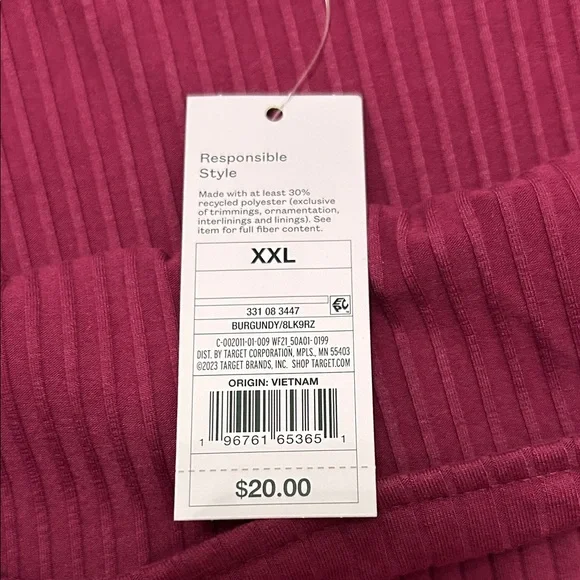 Wild Fable Ribbed Pink Bodycon Dress - Picture 3 of 9